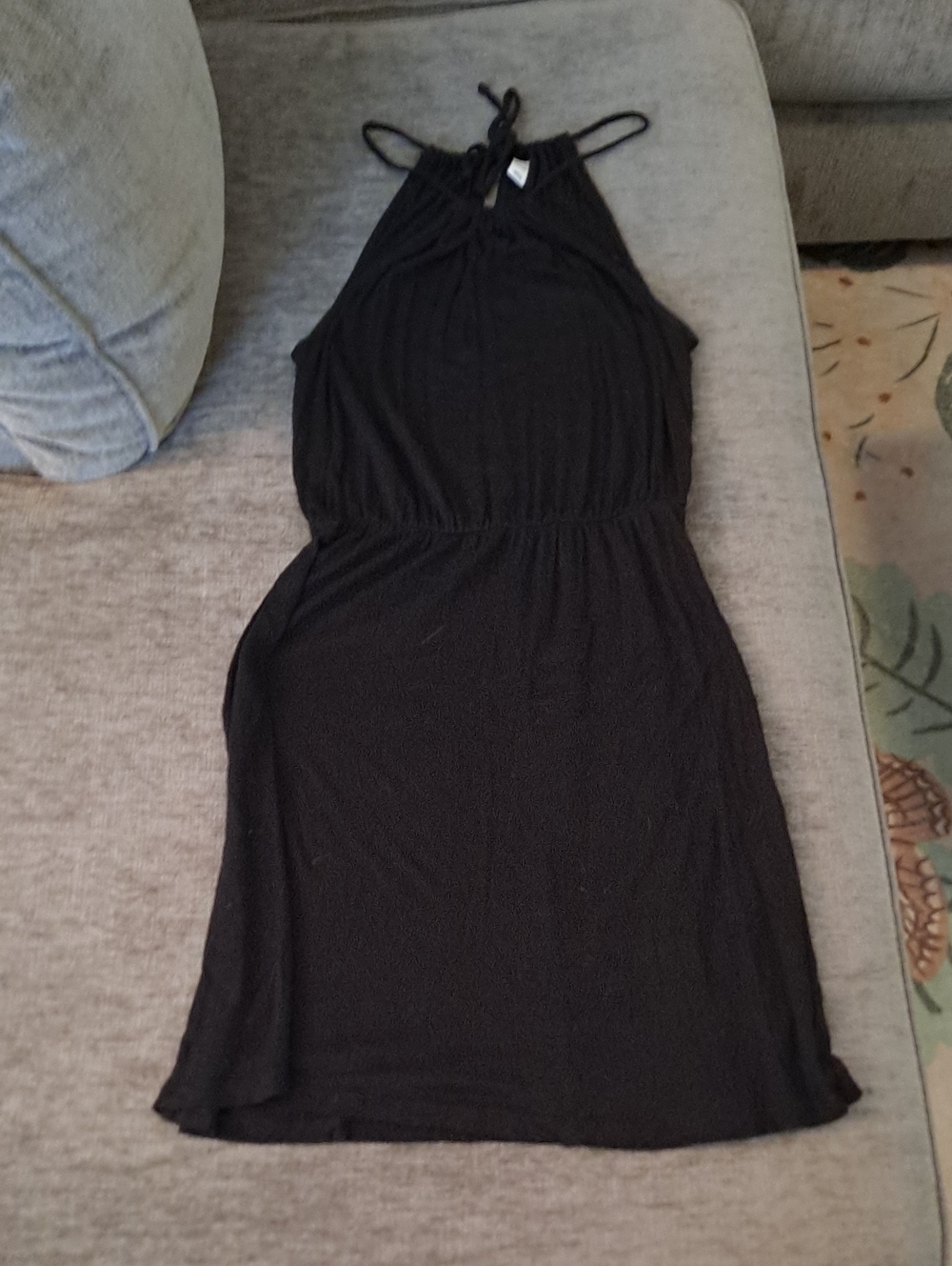 Old Navy Black Halter Mini Dress